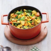 Lava Döküm Yuvarlak Tencere Trendy Çap 24 Cm LVYTC24K2O thumbnail 5