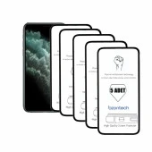 Bzontech iPhone 11 Pro Max ile Uyumlu Ekran Koruyucu Tam Kaplayan 5li Set - 1