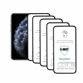 Bzontech iPhone 11 Pro ile Uyumlu Ekran Koruyucu Tam Kaplayan 5li Set - 1