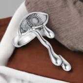 Oksitli Gümüş 3'lü Yüzük Seti - Modern ve Şık Tasarım thumbnail 7