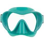 Cressi F1 Frameless Dalış Maskesi  AQUAMARINE YETİŞKİN - 2