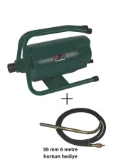 2300W Elektrikli Beton Vibratörü 6 metre 55 mm Hortum Hediyesi - 1