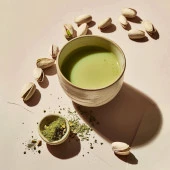 Mim and More Pistachio Matcha Antep Fıstığı Aromalı Matcha 25 Gr - 4
