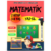 Okul Öncesi ve 1. Sınıflar İçin Matematik YAZ-SİL Kitap Seti - 1