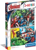 Clementoni 21605 Supercolor Puzzle Avengers, 2x60 Parça thumbnail 1
