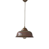 Atlas Seramik Sarkıt Lamba, Avize, E27 Duy Tesisatlı, Çap 28 Cm - 1