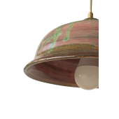Atlas Seramik Sarkıt Lamba, Avize, E27 Duy Tesisatlı, Çap 28 Cm - 3