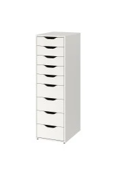 9 Çekmeceli Stoperli Çok Amaçlı Dolap, Şifonyer, 36x116 cm - 1