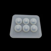 16 mm Yassı Boncuk - Epoksi Silikon Kalıp -Kod:169 thumbnail 1