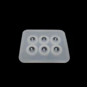 16 mm Yassı Boncuk - Epoksi Silikon Kalıp -Kod:169 thumbnail 2