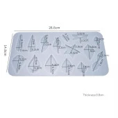 Çoklu Kolye Küpe Silikon Reçine Epoksi Kalıp -Kod:277 - 1