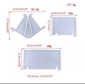 Silikon Raf Kalıbı - Hobi Silikon Kalıbı - Kod:454 thumbnail 5