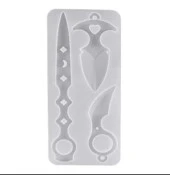 Bıçak Reçine Epoksi Silikon Kalıbı -Kod:945 thumbnail 2