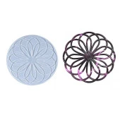 Bardak Altı Reçine Epoksi Kalıp - Nihale - İç İçe Halkalar - 1004 thumbnail 1