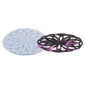 Bardak Altı Reçine Epoksi Kalıp - Nihale - İç İçe Halkalar - 1004 thumbnail 2