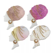 Kadın Silüeti Bardak Altı Reçine Epoksi ve Beton Kalıbı -Kod:240 - 7