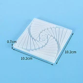 Bardak Altı Desenli Reçine Epoksi Kalıbı -Kod:128 thumbnail 2