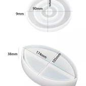 Nazar Değmesin Muhabbete Bardak Altı Stant Epoksi Reçine Silikon Kalıp Set -Kod:1010 thumbnail 5