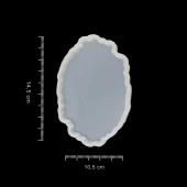 Bardak Altı Reçine Epoksi Kalıp - Oval Dalgalı - B16 - 4