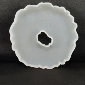 Kenar Dalgalı bardak altlığı Reçine Epoksi Kalıp -Kod:252 thumbnail 3