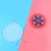 Reçine Epoksi Seti - Tepsi ve Bardak Altlığı (375ml reçine) -Kod:335.336 thumbnail 5