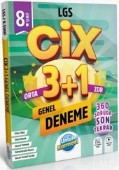 8. Sınıf LGS Cix 3 + 1 Genel Deneme Ünlüler Karması - 1