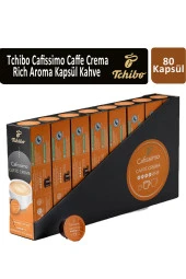 Tchibo Cafissimo Caffe Crema Rich Aroma 80 Adet Kapsül Kahve - Avantajlı Paket thumbnail 1