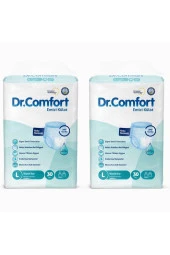DR.COMFORT Yetişkin Emici Külot Large 30'lu 2 Paket 60 Adet - 1