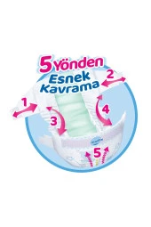 Bebek Bezi 5 Beden Junior Plus Ultra Ekonomik Paket 72 Adet - 2