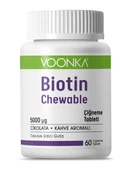 Voonka Biotin 5000 Mcg 60 Çiğneme Tableti - 1