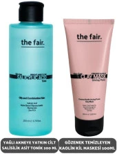 the fair. Yağlı Akneye Yatkın Cilt Salisilik Asit Tonik 200 ml ve Gözenek Temizleyen Kaolin Kil Maske 100 ml - 1