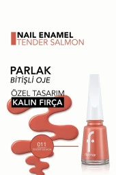 Parlak Oje (TURUNCU) - Nail Enamel - 011 Tender Salmon - 8682536035699 thumbnail 5