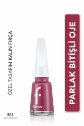 Parlak Oje (PEMBE) - Nail Enamel - 501 A Little Tropical - 8682536036337 thumbnail 1