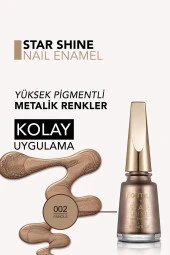 Metalik Parlak Oje - Star Shine Nail Enamel - 002 Famous-8690604564125 thumbnail 4