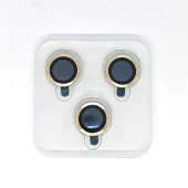 Apple iPhone 14 Pro Max Mercek Lens Kamera Koruyucu GOLD - 2