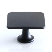 Kulp Düğme Mat Siyah Mobilya Mutfak Dolabı Çekmece Dolap Kulpları Kapak Kulpu Kulb Metal Kare Düz thumbnail 1