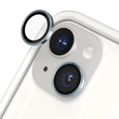 iPhone 15 / 15 Plus Mercek Lens Kamera Koruyucu MAVİ - 1