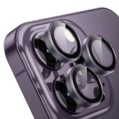 Apple iPhone 14 Pro Max Lens Kamera Koruyucu Mercek MOR - 1