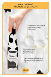 Milk Therapy Şampuan 500 ml - Süt Proteinli, Saç Dökülmesi Karşıtı, Onarıcı, Besleyici Etki thumbnail 2