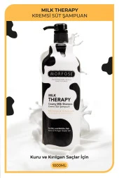 Milk Therapy Şampuan 1000 ml - Süt Proteinli, Saç Dökülmesi Karşıtı, Onarıcı, Besleyici Etki - 1