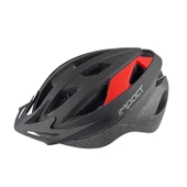 Impact Kask - Impact, Vernıon, Işıklı, Siyah-Kırmızı, L - 1