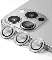 Apple iPhone 13 Pro Max Mercek Lens Kamera Koruyucu GRİ - 1