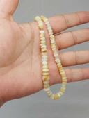 Etiyopya Opal Taşı Kolye Yansımalı Renkler 64 Karat Çelik Kapama (51260) - 1