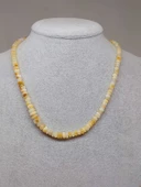 Etiyopya Opal Taşı Kolye Yansımalı Renkler 64 Karat Çelik Kapama (51260) - 3