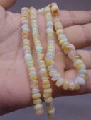 Etiyopya Opal Taşı Kolye Yansımalı Renkler 64 Karat Çelik Kapama (51260) - 5