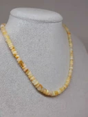 Etiyopya Opal Taşı Kolye Yansımalı Renkler 64 Karat Çelik Kapama (51260) - 2