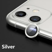 Apple iPhone 12 Mercek Lens Kamera Koruyucu SİLVER - 1