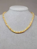 Etiyopya Opal Taşı Kolye Yansımalı Renkler 68 Karat Çelik Kapama (51262) thumbnail 3