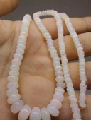 Avustralya Opal Taşı Kolye Yansımalı Renkler 47 Karat Çelik Kapama (51266) - 5