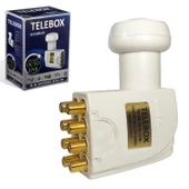 TELEBOX TB-XE 8Li Lnb (Octo) Gold 0.1Db 3D Fhd - 1